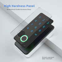 Serrure de casier intelligente, serrure électronique TTLOCK APP Ble 13.56Mhz RFID avec lecteur d'empreintes digitales pour tiroir/armoire avec clavier à code