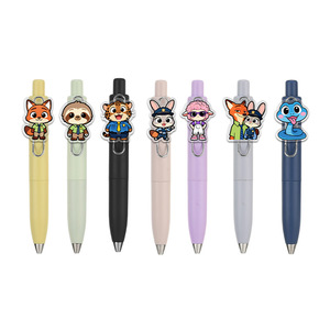 Zootopia Custom Logo Cartoon Pen <b>Plastic</b> Press Closure Promotional Pen General Use - Product Image 3