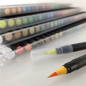 Water Oplosbare 50 Levendige Kleur Lage Geur Veilig Materiaal Voor Art Aquarel Borstel Pen