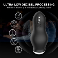 Dispositif d'exercice masculin Dragon Suction, Masturbateur automatique type 'Airplane Cup' avec vibration pour l'entraînement et le massage de la tête du pénis pour hommes