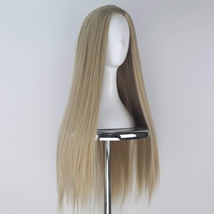 Hombres Halloween Hada Rey <span class=keywords><strong>Thranduil</strong></span> Cosplay Peluca de pelo rubio largo y recto - Product Image 4