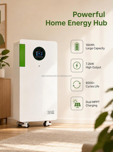 ระบบไฮบริดโซลาร์ออลอินวัน ESS แบบเฟสเดียวของสหรัฐอเมริกา 120V 240V 16kWh 7.2kW พร้อมแบตเตอรี่ LiFePO4 9000W PV และชุดแผงโซลาร์เซลล์ 4800W พร้อมระบบ MPPT คู่ - Product Image 2