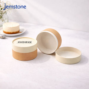 Hot Sale Recyclable Food Grade Baking Cake <b>Dessert</b> Cardboard Paper Cylinder Packaging Oven Safe Cheesecake Kraft Paper Tube - Product Image 5