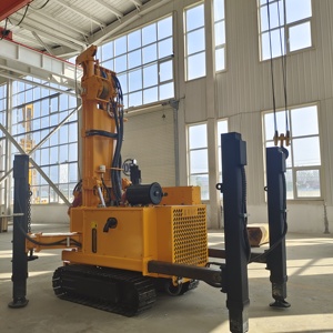 Crawler loại 300M giếng khoan giàn khoan thủy lực xoay 25 ° gradeability cho khai thác nông nghiệp và khoan xây dựng - Product Image 2