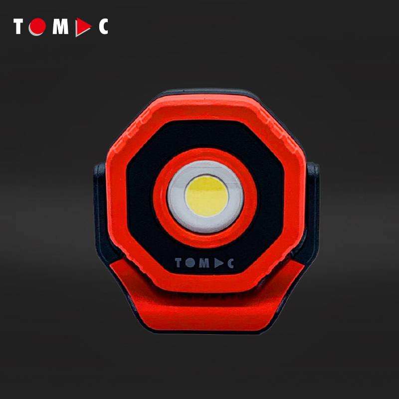 TOMAC CE Certified Customized IP65 Waterproof 700LM Magnetic Pocket Floodlight, Shock-Resistant ABS Work Light Inspection Lamp