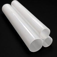 Tube diffuseur de lumière LED en PC vierge, tolérances stables, anti-éblouissement, anti-âge, tailles personnalisées, découpe sur mesure, diamètre extérieur 8~100mm