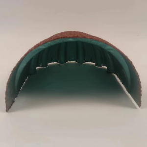 Tuile de toit en terre cuite carrée rouge au design moderne 0.4mm <span class=keywords><strong>d</strong></span>'épaisseur en aluminium galvanisé revêtu de pierre ondulée avec embout Ridge - Product Image 3