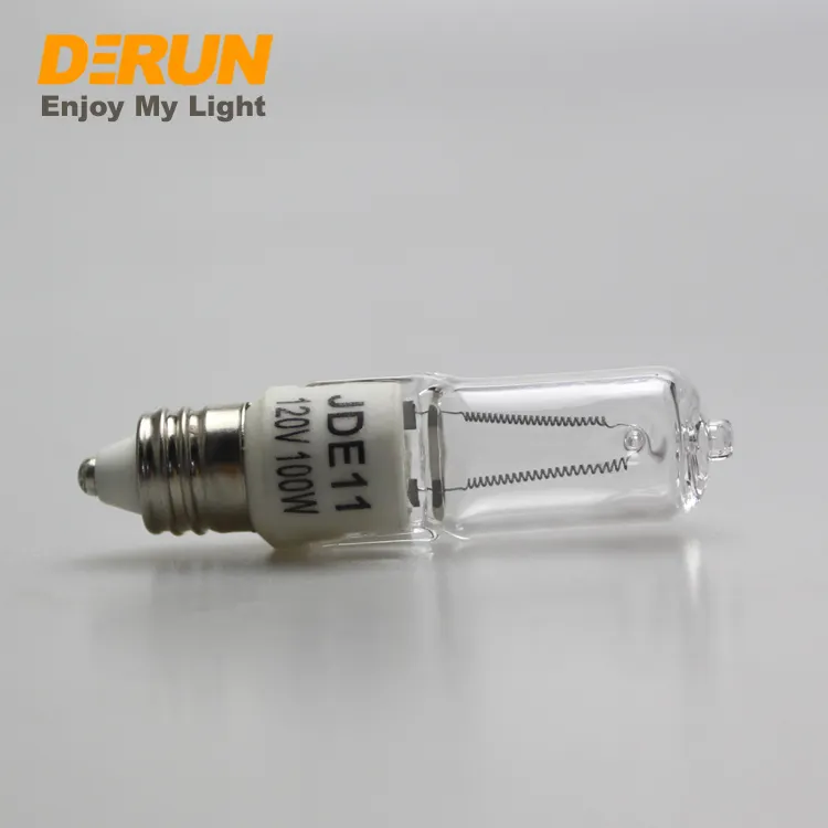 CLEAR OR FROSTED QuartzガラスカバーJDE11 120 12v 75ワットHalogen Bulb Warm White 75 Watt E11 Bulb、HAL-JD