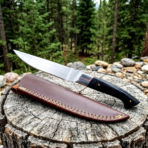 Cuchillo Dorgalesa Hecho a Mano con Hoja de Acero Inoxidable, Punta Caída, Borde Recto y Mango de Micarta OEM - Product Image 2