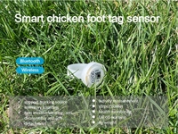 Équipement avicole Élevage de poulets Poulet Dinde Canard Anneaux de pattes de poulet Capteur pour la détection d'activité Comptage