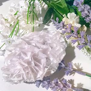 Calcite Rose Blanche Naturelle Fluorescente, Pierre Précieuse Sculptée, Cristal de Guérison, Pierre Brute, Spécimens Minéraux Bruts pour la Guérison et le Feng Shui - Product Image 5