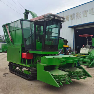 เครื่องเก็บเกี่ยวข้าวโพดและข้าวแบบเดินตามของซานตง  รถแทรกเตอร์เก็บเกี่ยวพืชอาหารสัตว์ เครื่องเก็บเกี่ยวข้าวโพดแบบเดินตาม - Product Image 3