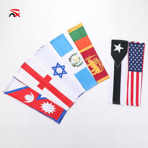 Guantes <span class=keywords><strong>de</strong></span> protección solar para deportes al aire libre con bandera personalizada, Mangas <span class=keywords><strong>de</strong></span> seda helada, fútbol italiano y argentino - Product Image 6