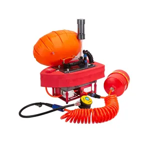 Diving Compressor Ventilator Equipment With Orange Bourdon Tube With Air Tank For Diving Sea Underwater Rescue Work