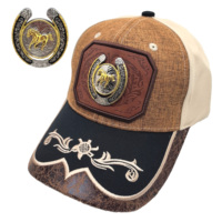 Sombrero Unisex de Mezclilla/Lona/Malla, Completamente Tejido, con Diseño 3D Exquisitamente Bordado, Estilo Vaquero Occidental, Moda de Playa