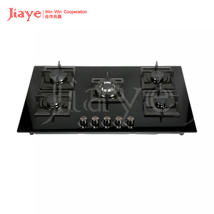 <span class=keywords><strong>Piano</strong></span> <span class=keywords><strong>Cottura</strong></span> a Gas a 5 Fuochi con Accensione Elettronica Automatica in Vetro Temperato per Uso Domestico e Alberghiero Classe di Efficienza Energetica - Product Image 2