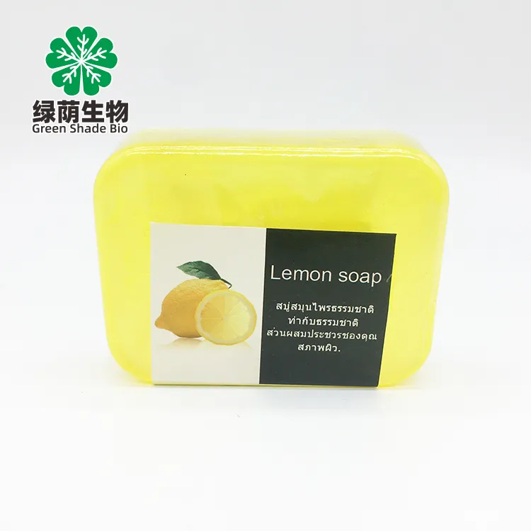 태국 다크 스팟 색소 제거 미백 비타민 C 레몬 콜드 프로세스 에센셜 오일 수제 목욕 비누
