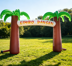 Arco Inflable para Bailar al Limbo, Arco Inflable con Forma de Palmera para Fiestas y Eventos en la Playa Tropical - Product Image 1