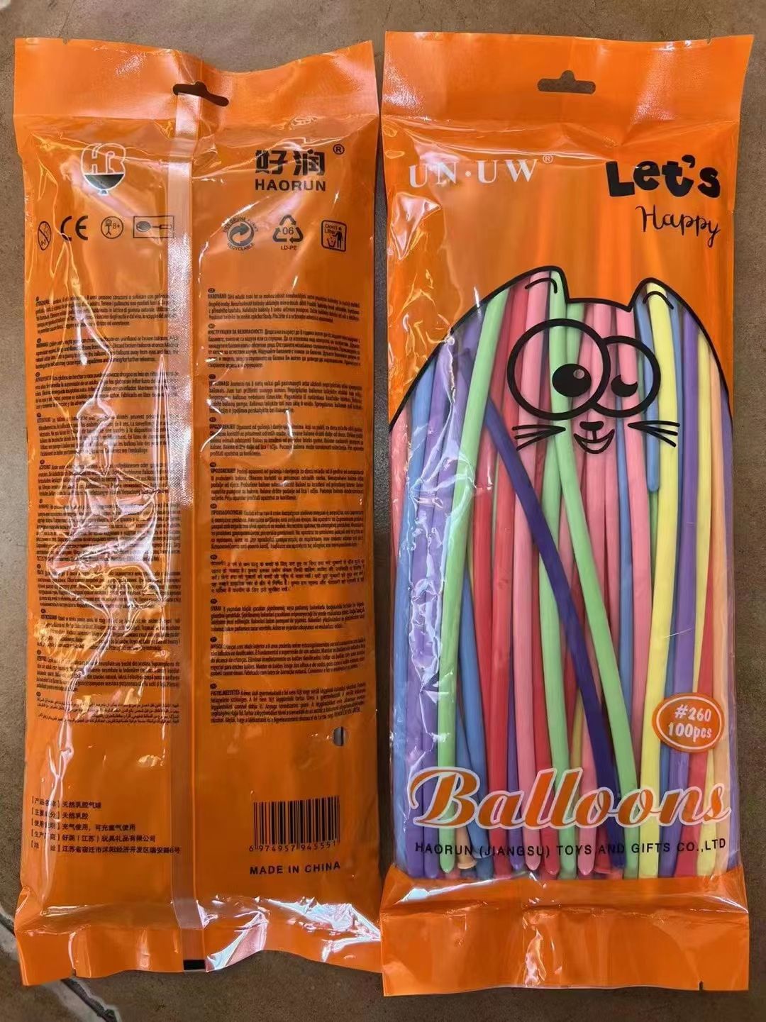 Wholesale Balloons Latex 260 Long Balloon Macaron and Solid Color for Balloons Decoration