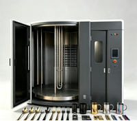 Machine de dépôt physique par évaporation (PVD) sous vide industrielle AsiaLink pour la décoration des métaux, revêtement couleur or noir