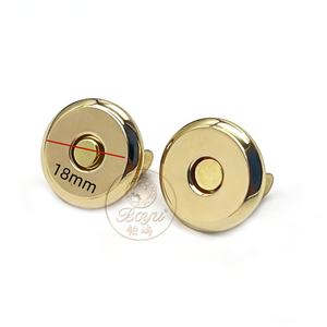 กระดุมแม่เหล็กสองด้านรูปผีเสื้อ แพลตตินัม อิสแลนด์ ฮาร์ดแวร์ ฝาครอบทองแดง แม่เหล็กแรงสูง คุณภาพสูง - Product Image 5