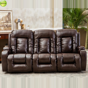 Sillón reclinable <span class=keywords><strong>de</strong></span> <span class=keywords><strong>3</strong></span> <span class=keywords><strong>plazas</strong></span> <span class=keywords><strong>de</strong></span> cuero negro, calidad <span class=keywords><strong>de</strong></span> lujo, hogar inteligente, respaldo alto, Control remoto eléctrico, sofá reclinable, venta para Filipinas - Product Image 5