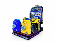 Nouvelle conception HC : Simulateur de conduite dynamique pour enfants, machine de jeu d'arcade de course de moto et de course à rames à monnayeur pour l'amusement des enfants