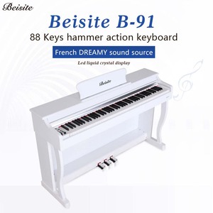 <span class=keywords><strong>Piano</strong></span> numérique Beisite B-91 <span class=keywords><strong>blanc</strong></span> à 88 touches avec mécanisme à marteaux, à vendre - Product Image 2