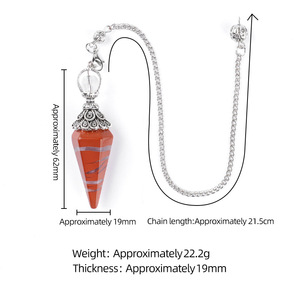 Натуральный гексагональный колонный кварцевый камень-гироскоп для медитации, энергетическое украшение, декор для дома, хрустальные поделки, драгоценный камень - Product Image 2