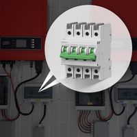 Disjoncteurs miniatures DC Beny avec garantie de 5 ans, 5kA, pour 50A 1200V 4P, certifiés CE, IP20, 50/60Hz