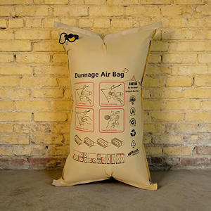 Op maat gemaakte herbruikbare kraftpapieren opblaasbare ladingkussen PP waterdichte recyclebare schokbestendige duurzame heavy-duty luchtverpakkingszak - Product Image 1