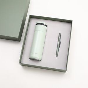 Idées de coffrets cadeaux d'affaires de luxe personnalisés : Carnet A5 avec stylo, tasse isotherme, nouveautés avec bouchon à ressort, ensemble <span class=keywords><strong>cadeau</strong></span> en gros - Product Image 3