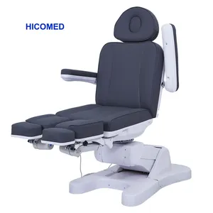 Новое поступление, Электрическое Кресло для педикюра HICOMED, массажный стол, пластиковые разделенные ножки, вращающаяся кровать для татуировок с 5 двигателями