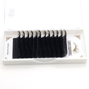 कस्टम असली मिंक व्यक्तिगत बरौनी विस्तार ट्रे शीतल झूठी व्यक्ति चाबुक एक्सटेंशन अर्द्ध स्थायी व्यक्तिगत नेत्र चलाओ - Product Image 2