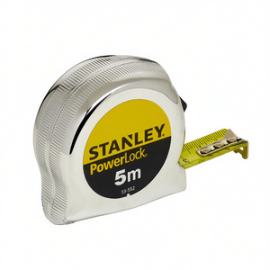 Ruban à mesurer Stanley PowerLock 5m, lame en acier avec mécanisme de verrouillage pour des mesures de précision - Product Image 2
