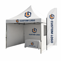 Auvent hexagonal extérieur en tissu Oxford robuste 3x3, imperméable, coupe-vent, pliable, double couche, écologique, pour expositions et salons professionnels