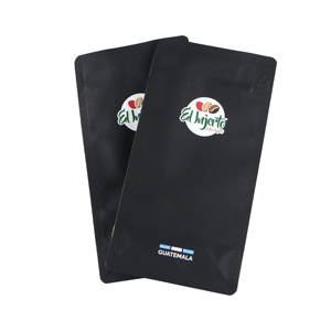 Logo tùy chỉnh thân thiện với môi trường 120 micron đáy phẳng màu đen mờ 5kg dây kéo túi bao bì cà phê 250G 500G 12 oz PET/<span class=keywords><strong>vmpet</strong></span>/<span class=keywords><strong>LLDPE</strong></span> - Product Image 6