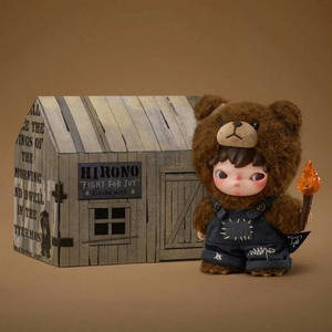 Blind Box Xiao Ye Combatta <span class=keywords><strong>per</strong></span> il Divertimento POPMART Hirono Living Wild Bear Peluche Confezionato Singolarmente - Product Image 1