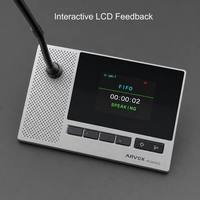 Microphone de bureau filaire dynamique ARVOX RC-6516 de qualité supérieure pour salles de réunion et conférences