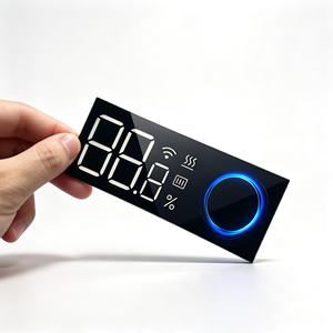 Panel de Control de Membrana Personalizado con Adhesivo de Ventana de Visualización de PET PVC para Indicador de Porcentaje de Batería y Calefacción - Product Image 2