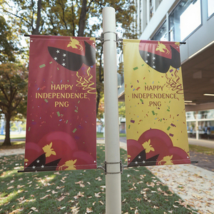 Postes de pancartas para desfile, soportes para pancartas de Farola, altura ajustable, antioxidante para uso en exteriores - Product Image 1