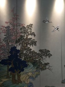 Anpassbare PVC-Wand platte Classic Embroidered European für Schlafzimmer TV Back Fire proof für Outdoor Home Decor Villas - Product Image 5