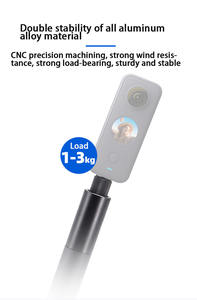 Palo de Selfie Telescópico Invisible de Aleación de Aluminio Ligero de 101 g y 70 cm para <span class=keywords><strong>Insta</strong></span> <span class=keywords><strong>360</strong></span> <span class=keywords><strong>ONE</strong></span> <span class=keywords><strong>R</strong></span>/X2/EVO - Product Image 3