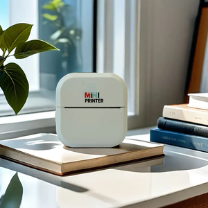 Xách tay mini Máy in ảnh Pocket di động máy in nhãn không dây <span class=keywords><strong>Bluetooth</strong></span> Máy in nhiệt - Product Image 4
