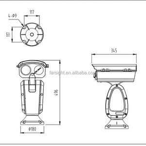 Tất cả thời tiết thông minh cháy phát hiện khói <span class=keywords><strong>Pan</strong></span> nghiêng PTZ <span class=keywords><strong>Long</strong></span> <span class=keywords><strong>Range</strong></span> nhiệt IP Mạng máy ảnh với quang học Defog - Product Image 6
