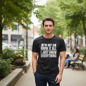 Camiseta Promocional: No soy un sabedor de todo, solo sé lo que hay de saber - Product Image 3