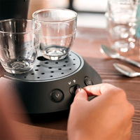 Appareil ménager électrique pour machine à expresso French Lovers pour diverses marques de capsules pouvant faire un double café en même temps