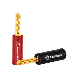 Negro/rojo cable de altavoz de audio conectores banana jack de 4mm terminal - Product Image 6