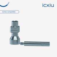 Cortex Open Window Transfer Coping, Poste de transfert d'empreinte d'implant en titane de haute précision pour laboratoire dentaire