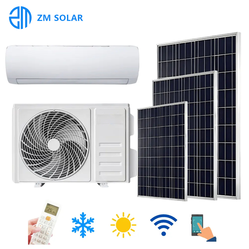 Hybrid 9000btu 1HP Home Solar Powered